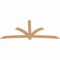 Ekena Millwork Davenport Timber Gable Bracket, Western Red Cedar, 108"W x 49"H x 1 1/2"D x 5 1/2"F, 11/12 Pitch GBW108X49X0206DAV00SWR - alternate 2